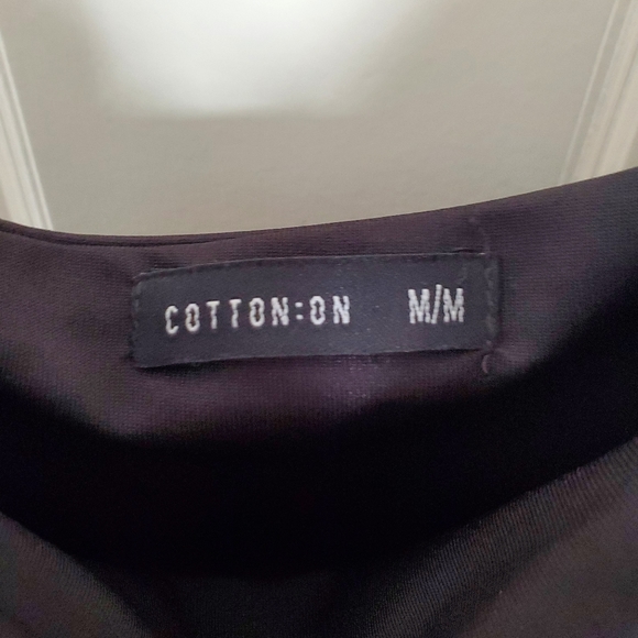 Black Medium Cotton On Slip Dress - Picture 2 of 2